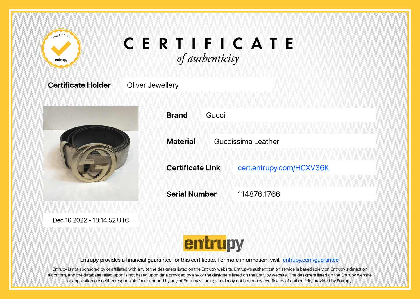 Gucci Signature Leather Interlocking G Belt