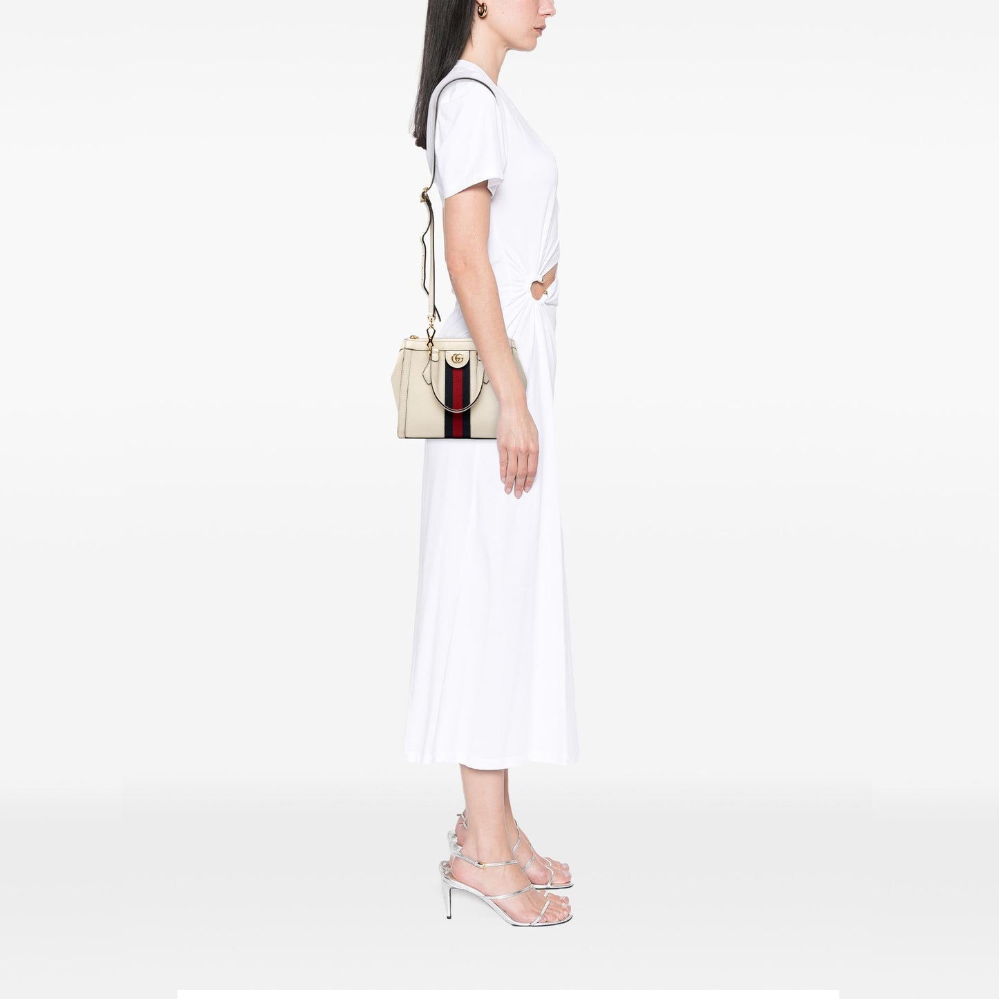 Gucci Small Leather Ophidia Satchel