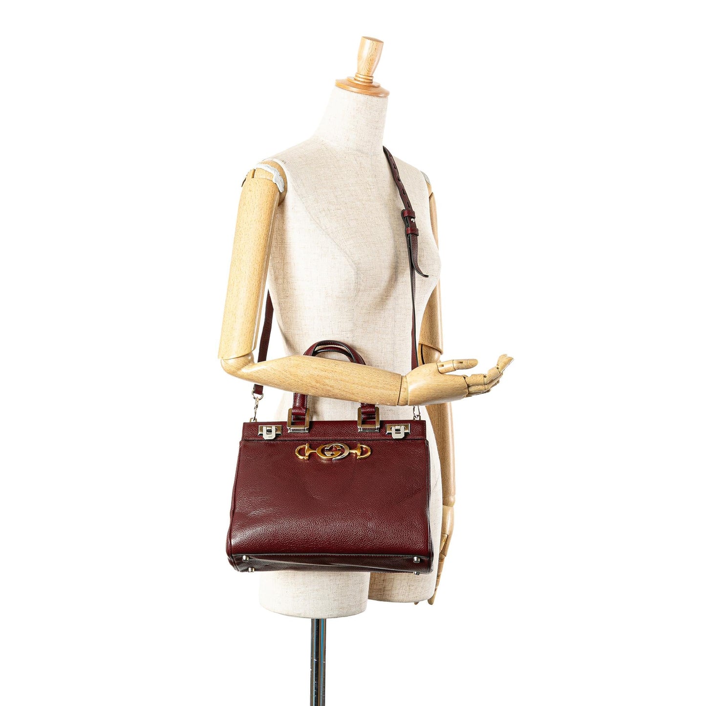 Gucci Small Leather Zumi Satchel