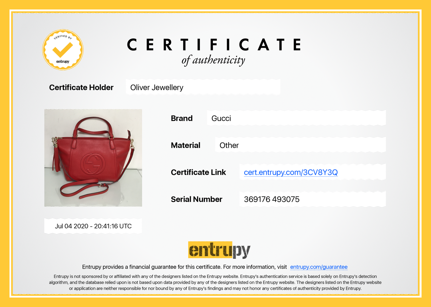 Gucci Soho Small Convertible Top Handle Bag