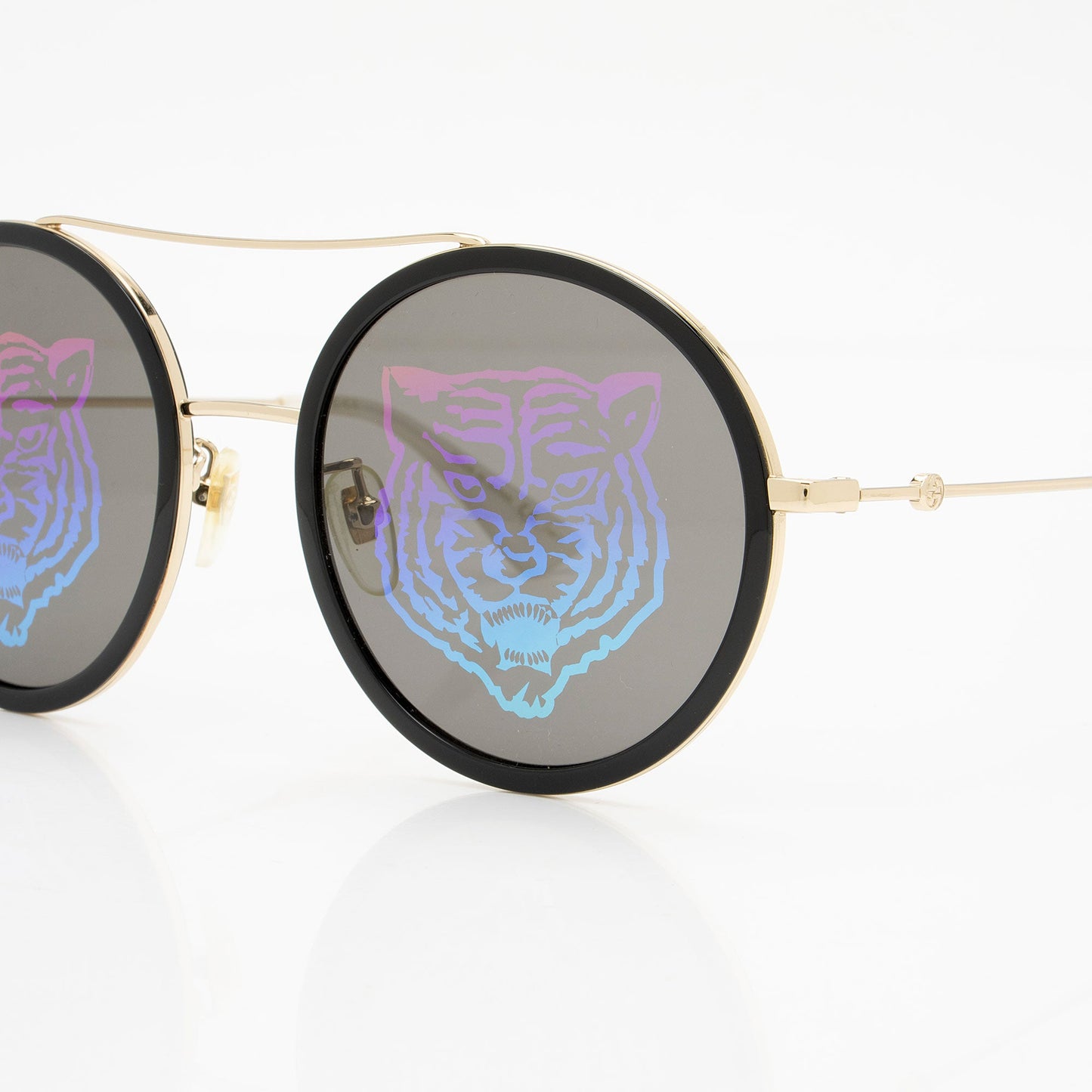 Gucci Tiger Round Aviator Sunglasses