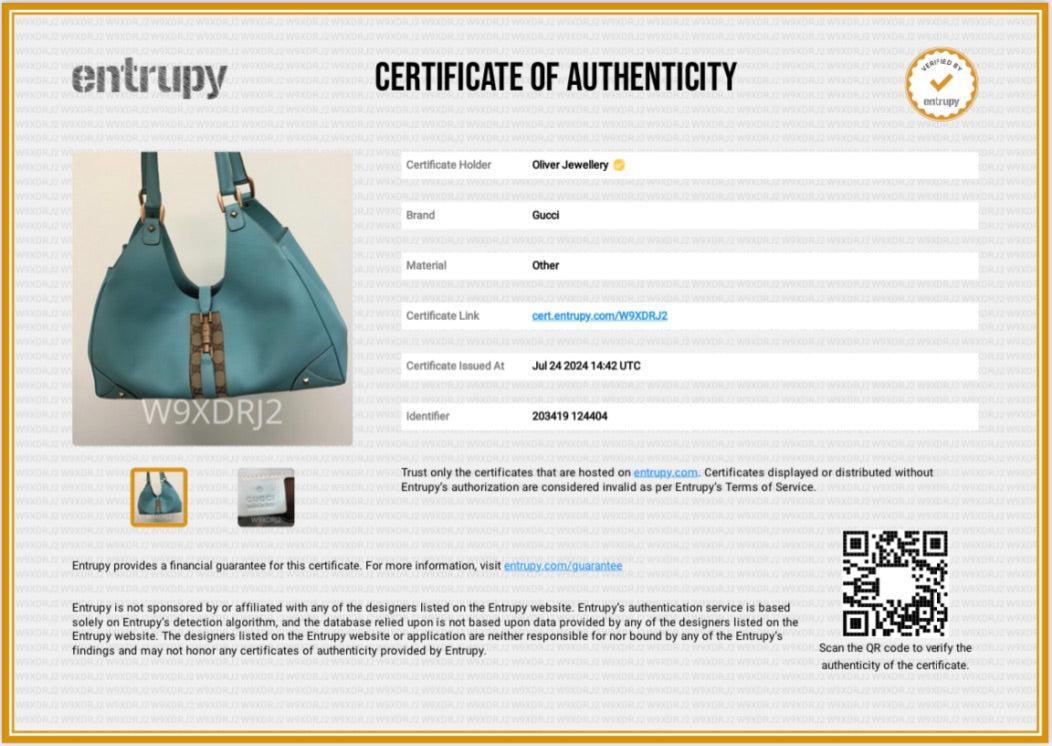 Gucci Turquoise Leather Large Nailhead Jackie Bardot Bag