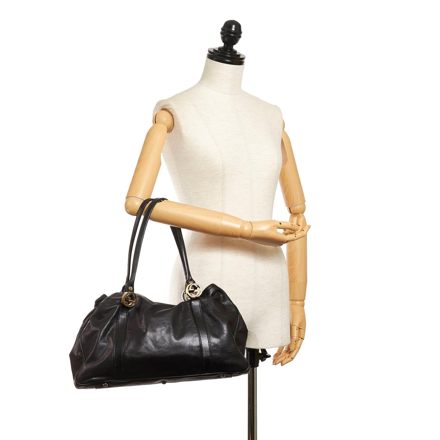 Gucci Twin Leather Tote Bag (SHG-31630)