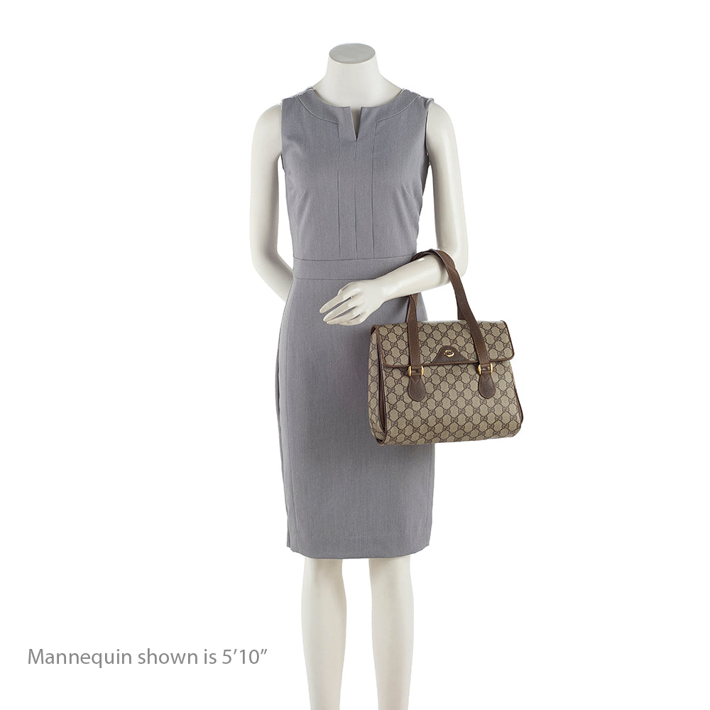 Gucci Vintage GG Plus Satchel (SHF-19037)