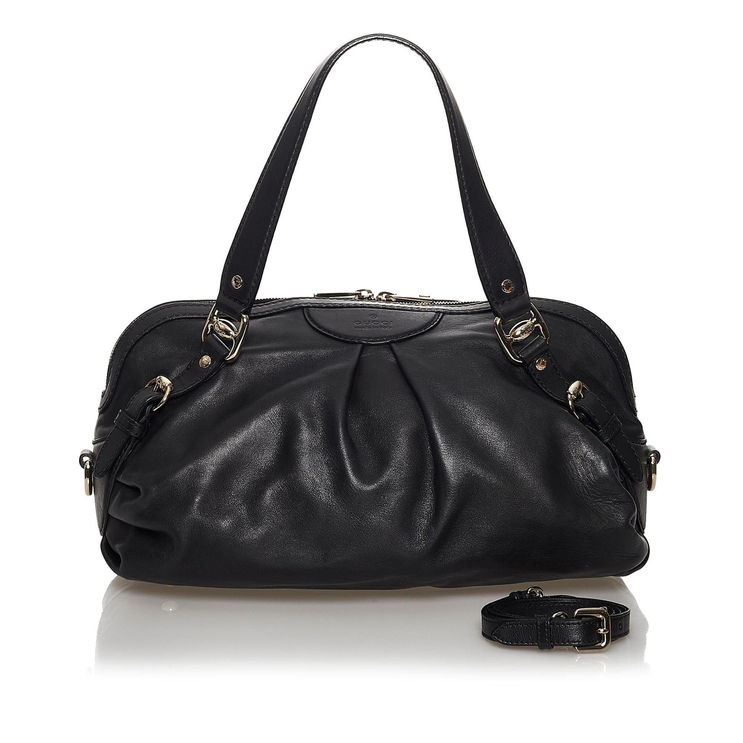 Gucci Vintage Leather Satchel (SHG-30654)