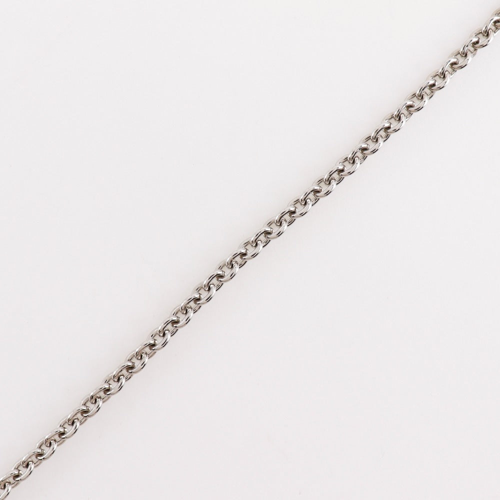 GUCCI key ring metallic Silver Chain with clip baby Women