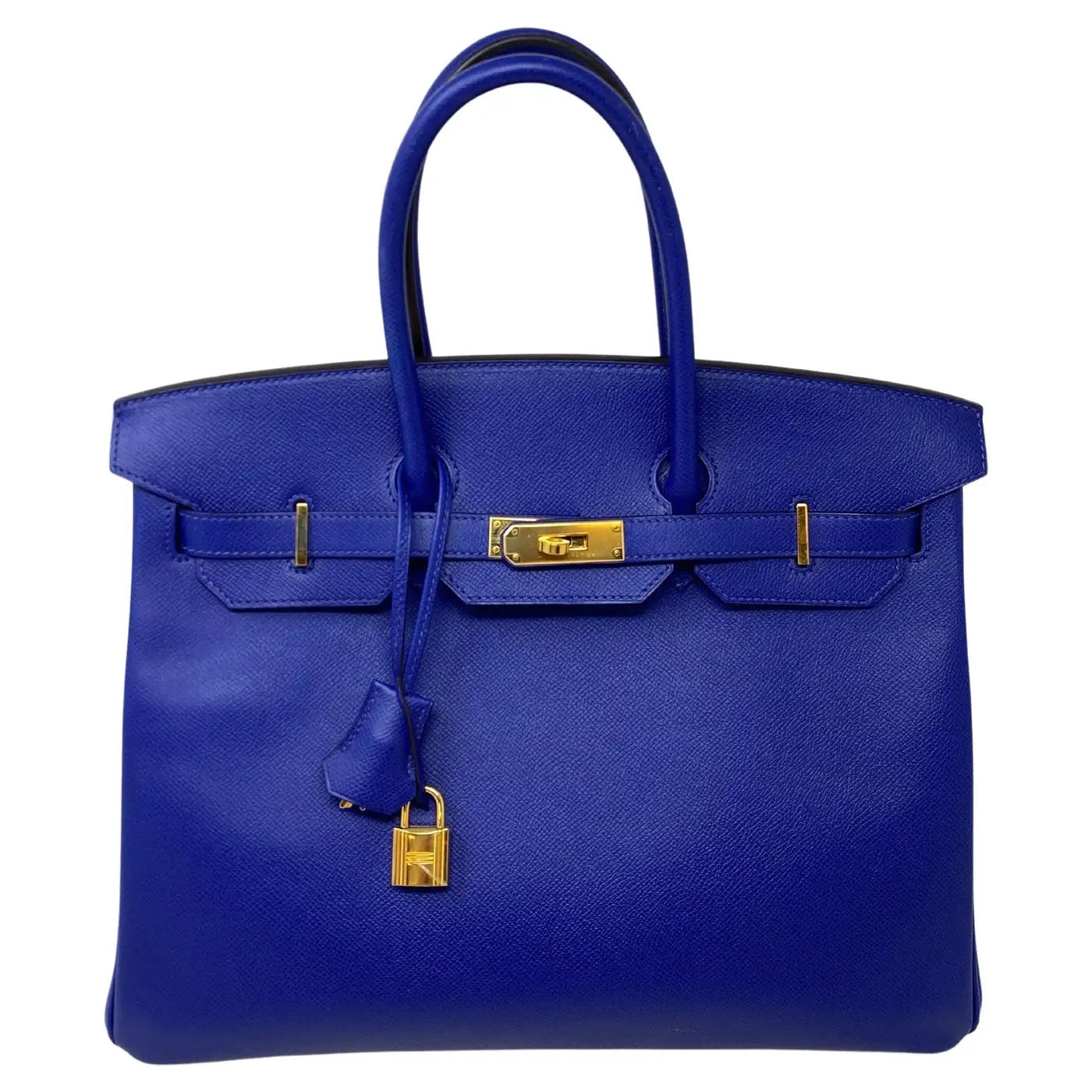HERMÈS BIRKIN 30 EPSOM LEATHER ELECTRIC BLUE
