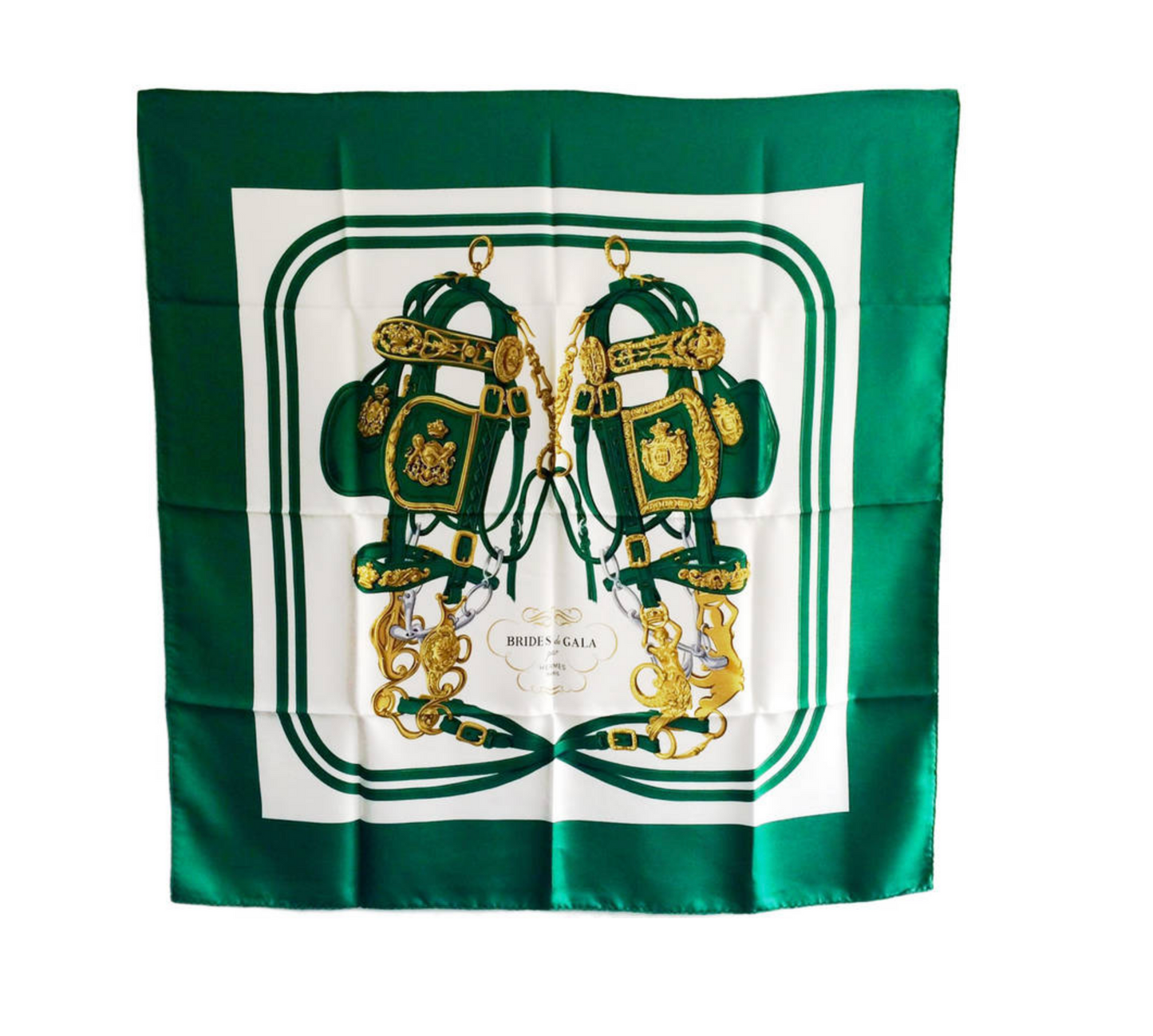HERMÈS VINTAGE BRIDES DE GALA SILK SCARF