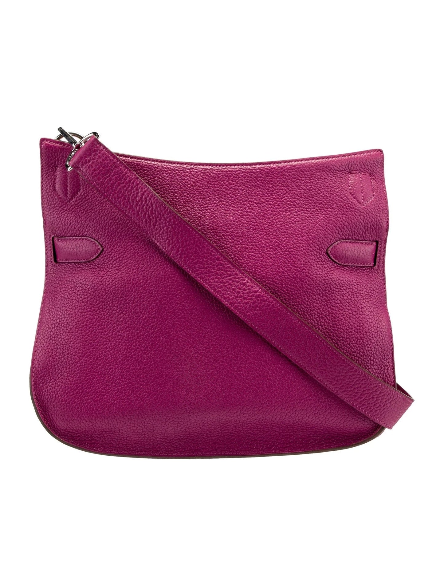 HERMÈS CLEMENCE LEATHER JYPSIERE 34 SHOULDER BAG