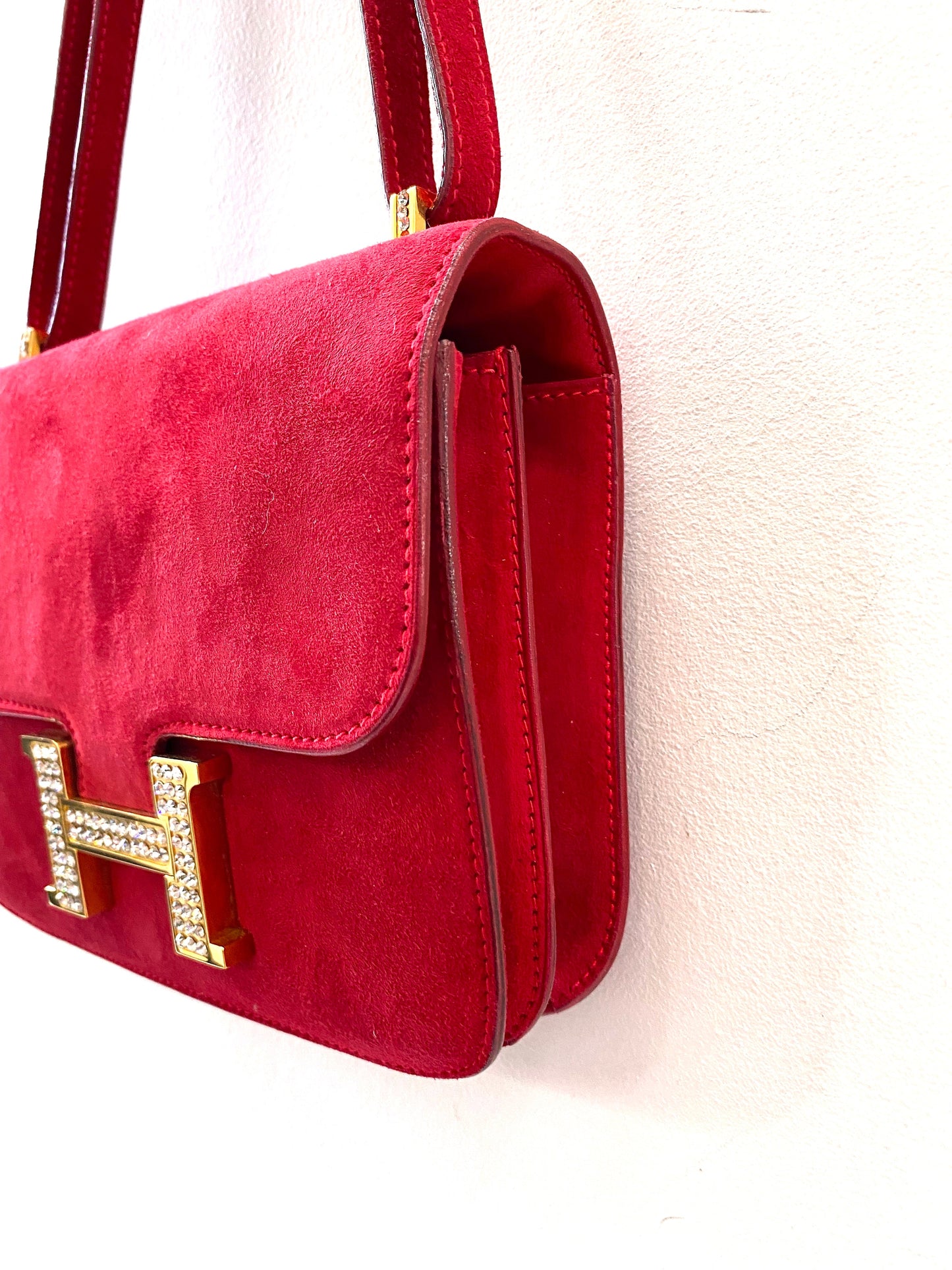 HERMÈS CONSTANCE 18 ROUGE SHOULDER BAG