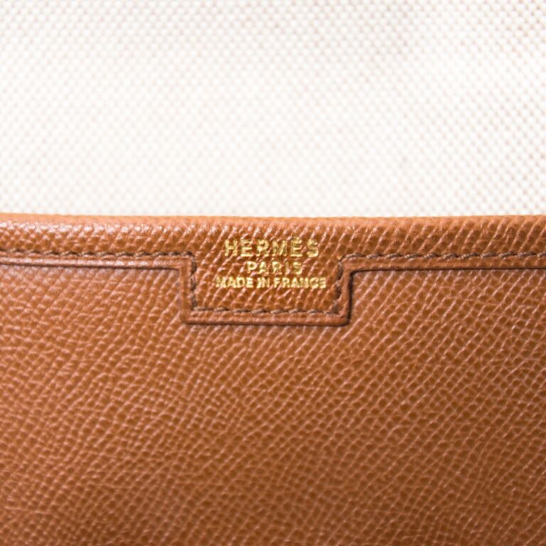 HERMÈS H EPSOM LEATHER JIGE PM CLUTCH BAG