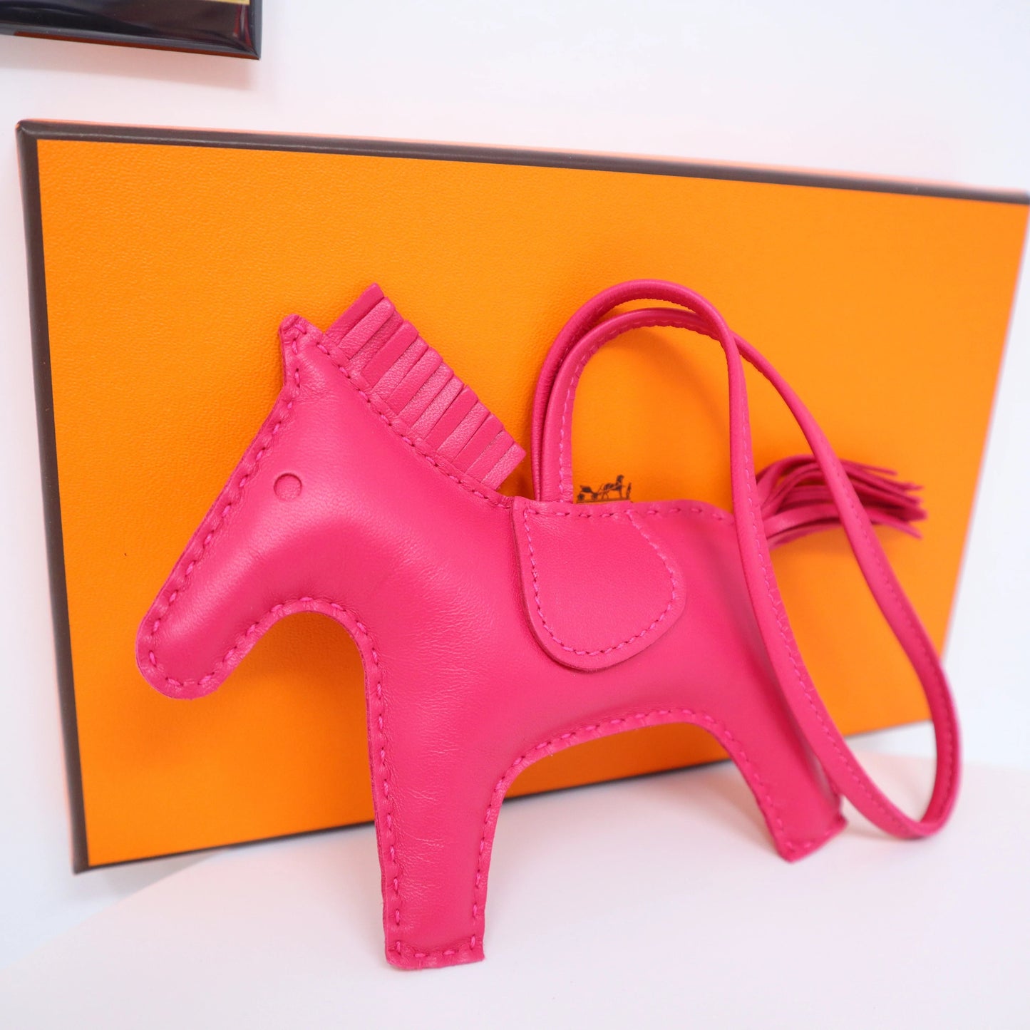 HERMÈS RODEO MILO HORSEHAIR GRIGRI BAG CHARM MM