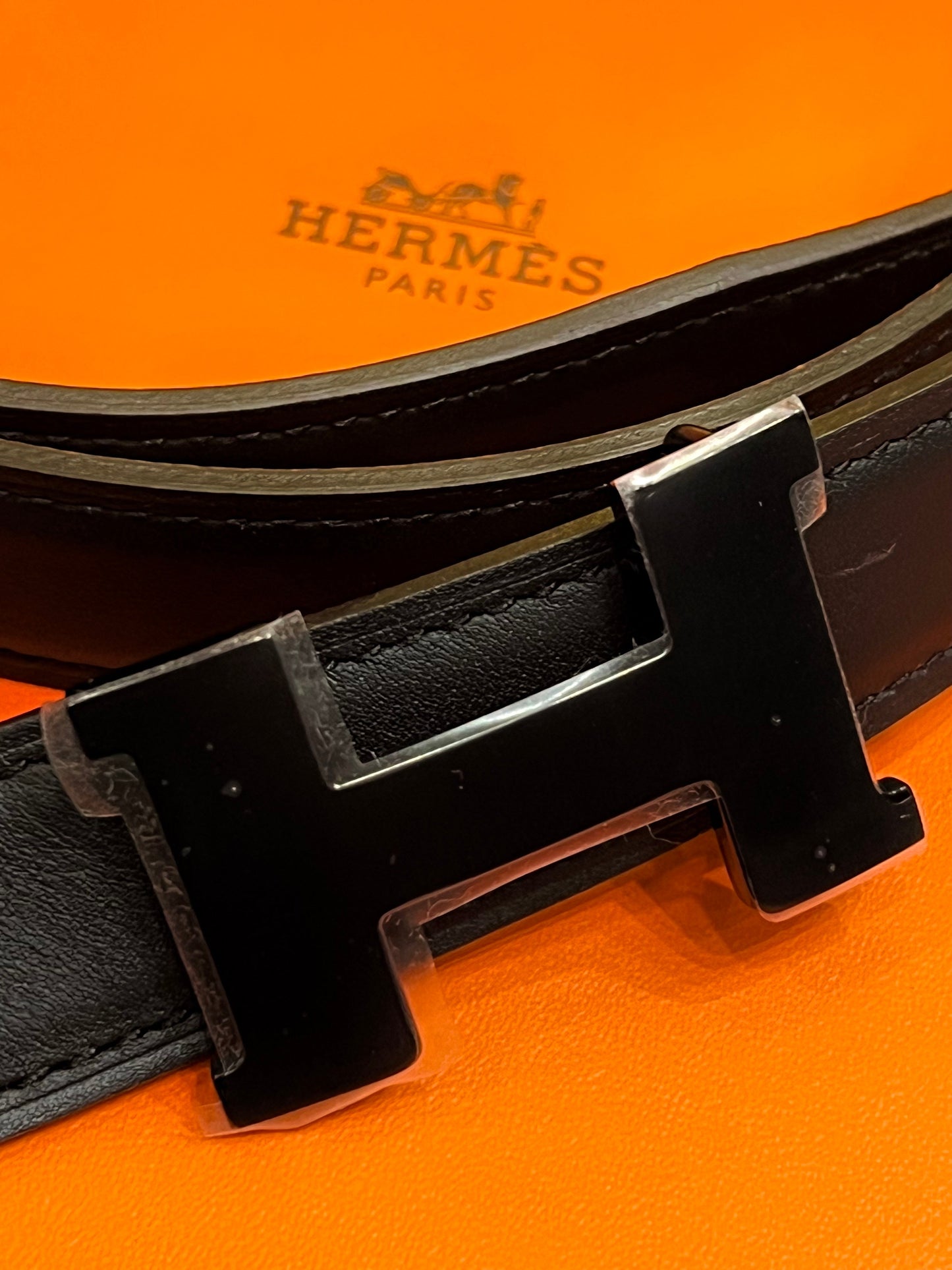 HERMÈS MINI CONSTANCE H BUCKLE REVERSIBLE BELT