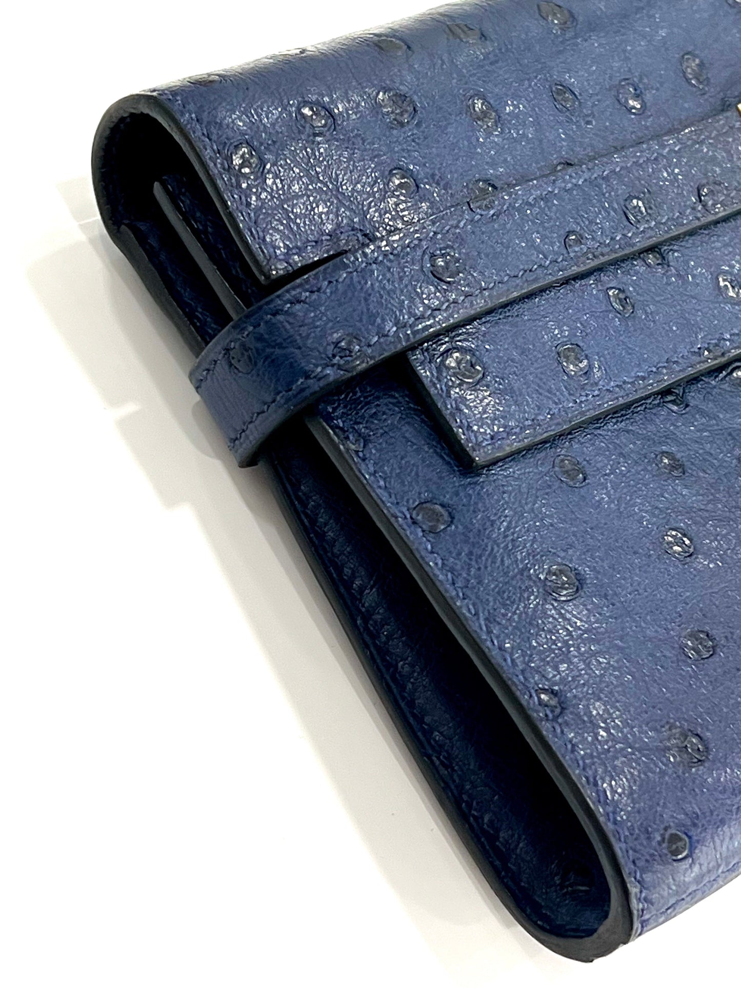 HERMÈS KELLY OSTRICH LONGUE WALLET