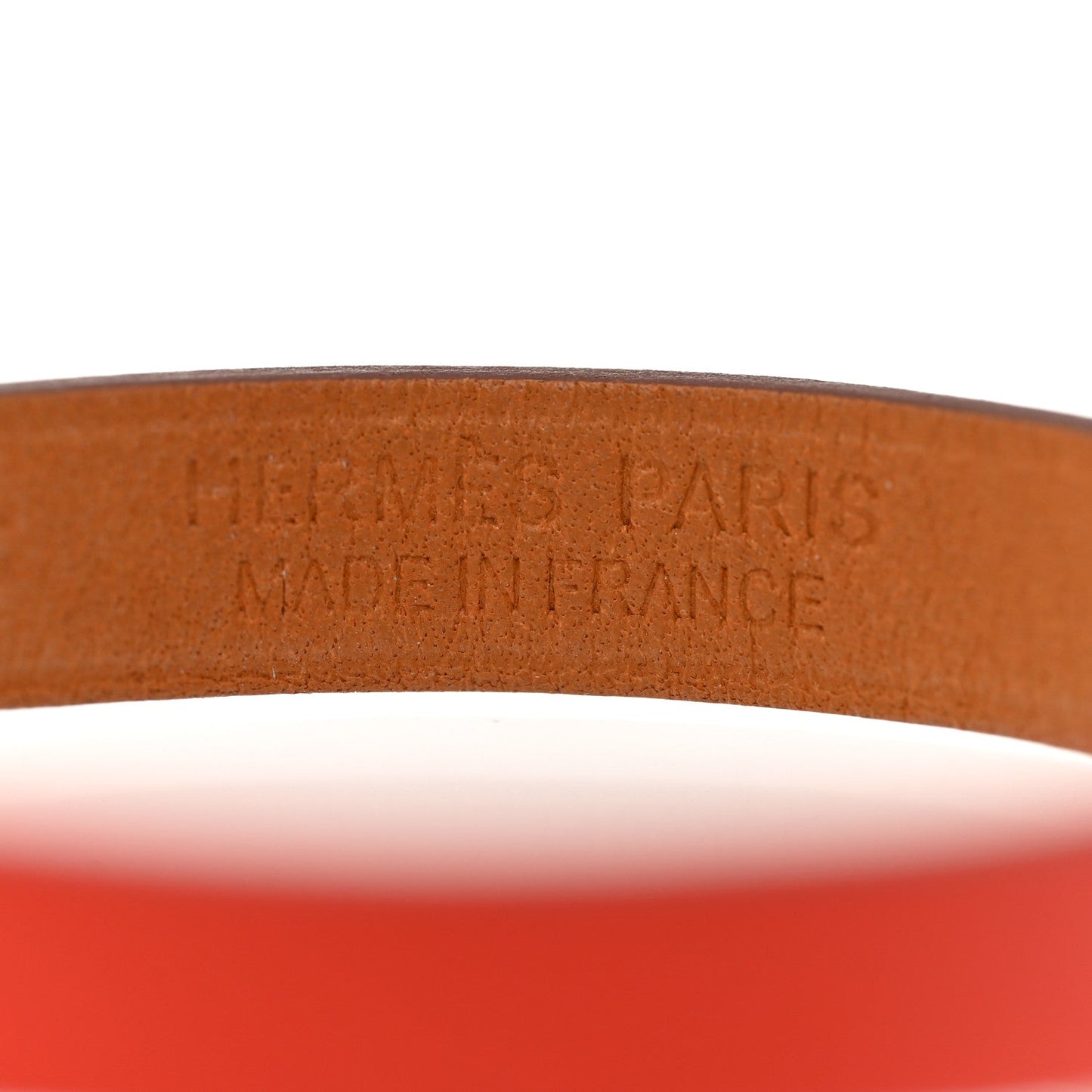 HERMÈS SWIFT LEATHER MICRO RIVALE BRACELET