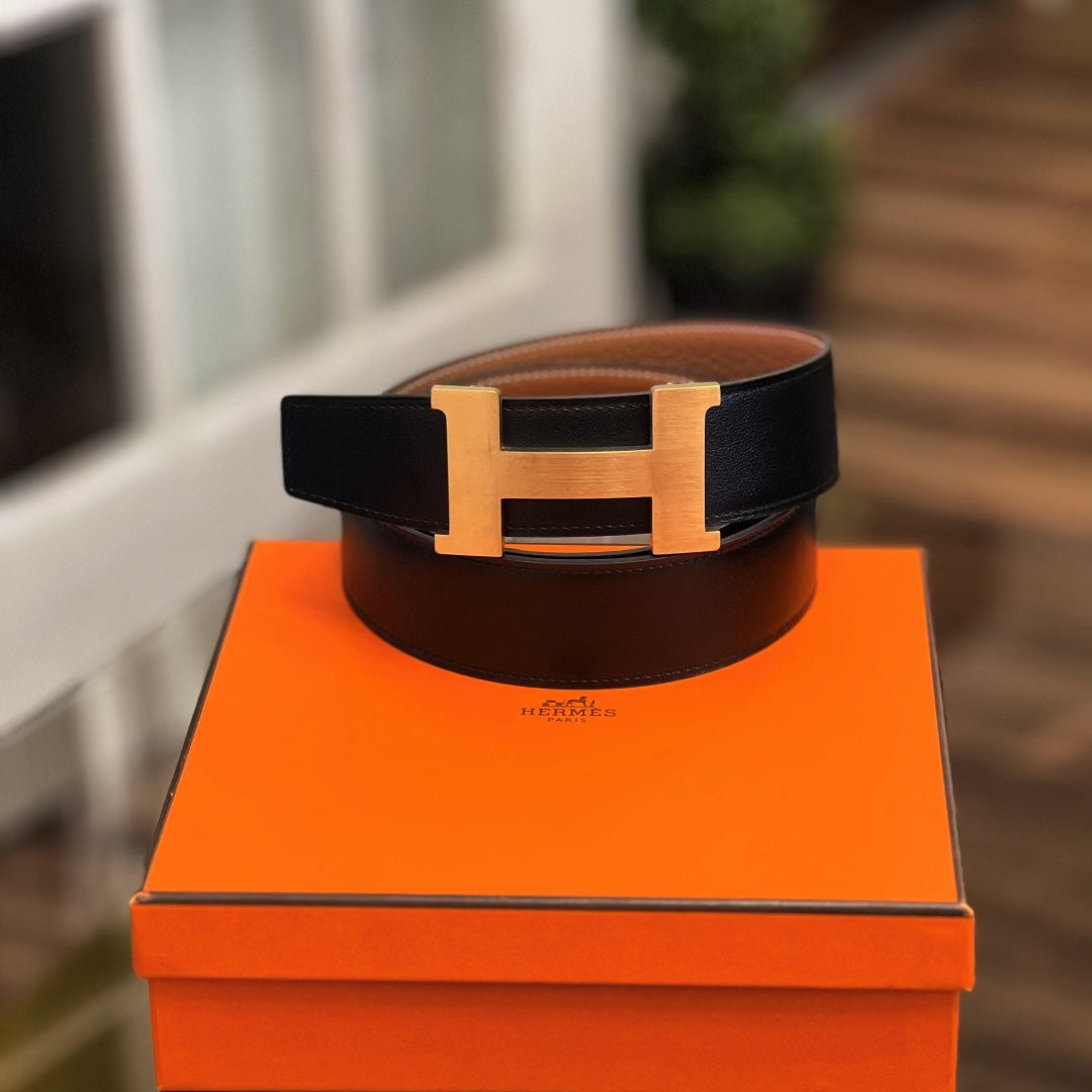 HERMÈS SWIFT TOGO 42MM CONSTANCE H LEATHER BELT