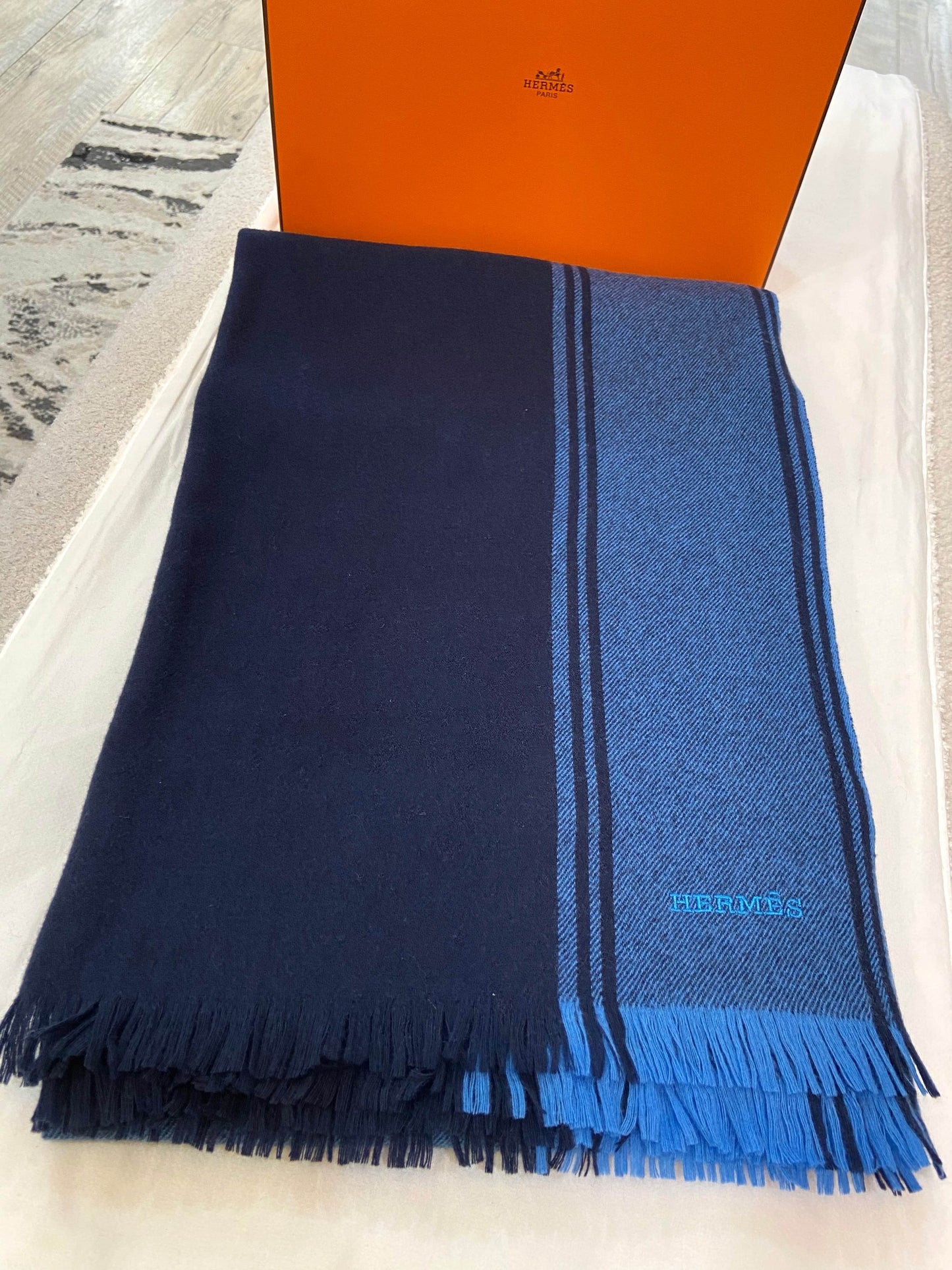 HERMÈS DREAM H CASHMERE SCARF
