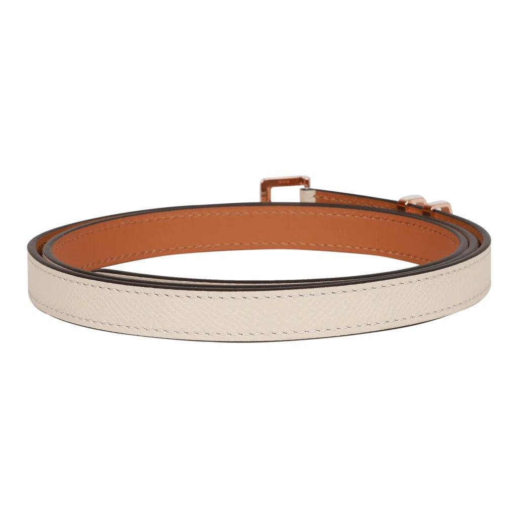 HERMÈS POP H 15MM BELT EPSOM ROSE GOLD