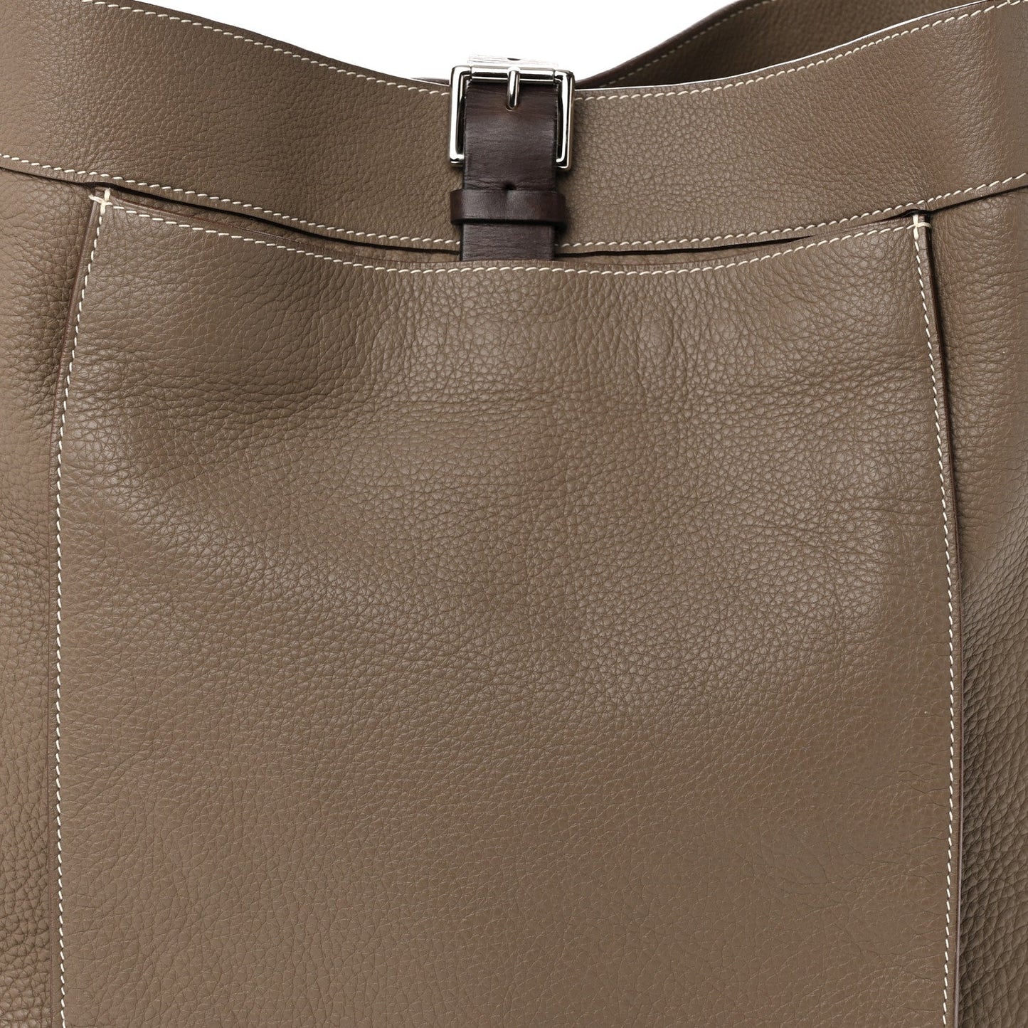 HERMÈS TAURILLON CLEMENCE LEATHER MARWARI GM TOTE BAG