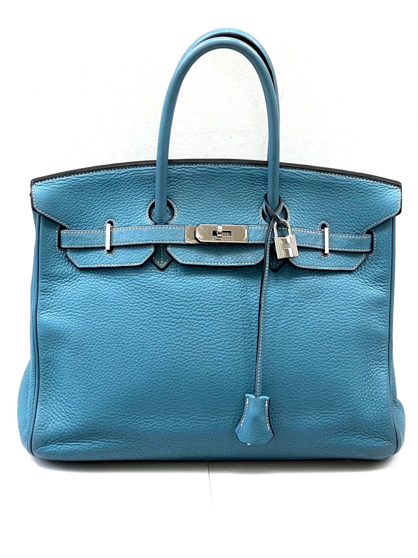 HERMÈS TOGO BIRKIN 35 IN BLUE JEAN-HS