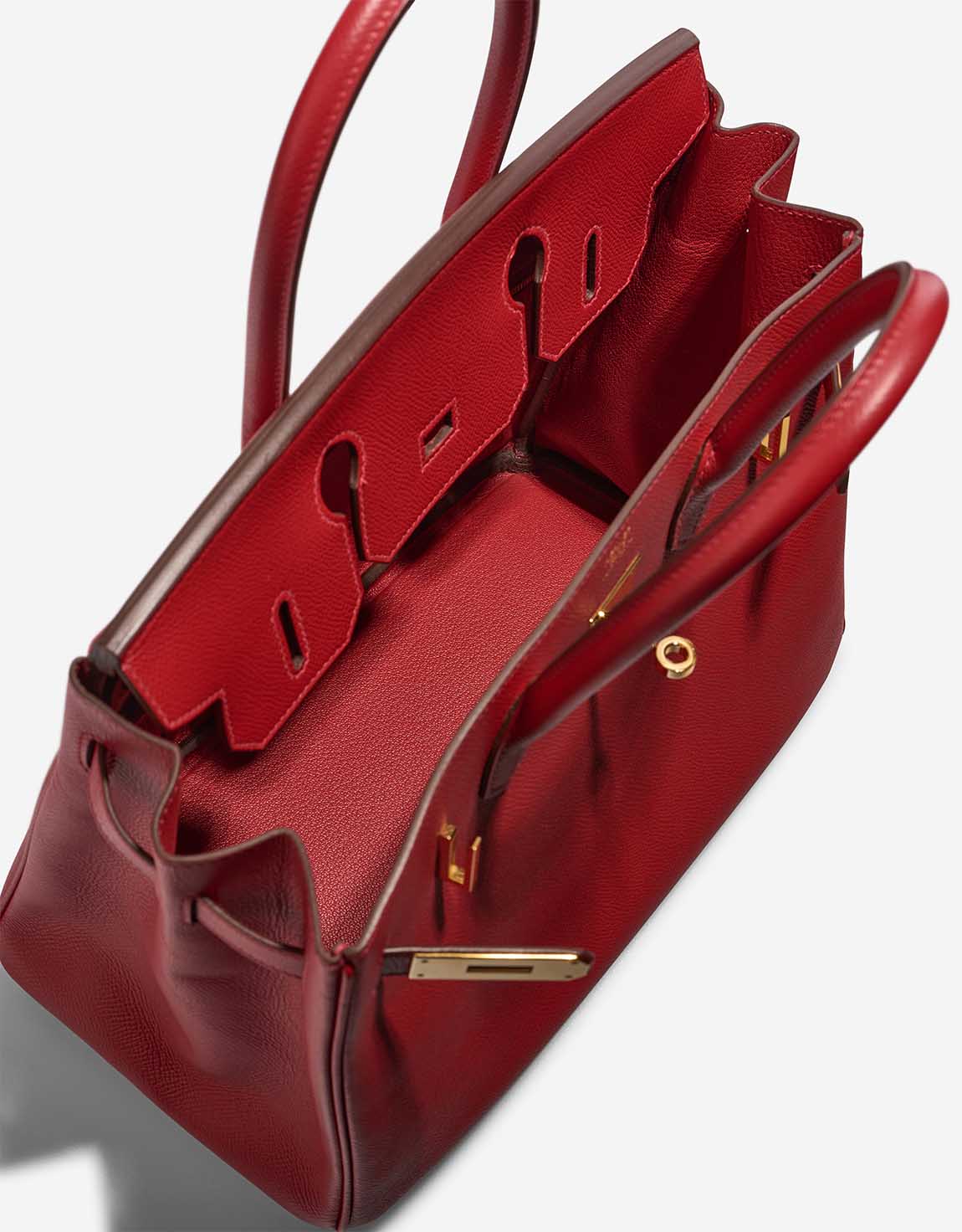 HERMÈS BIRKIN 30 ROUGE CASAQUE EPSOM LEATHER GOLD HARDWARE