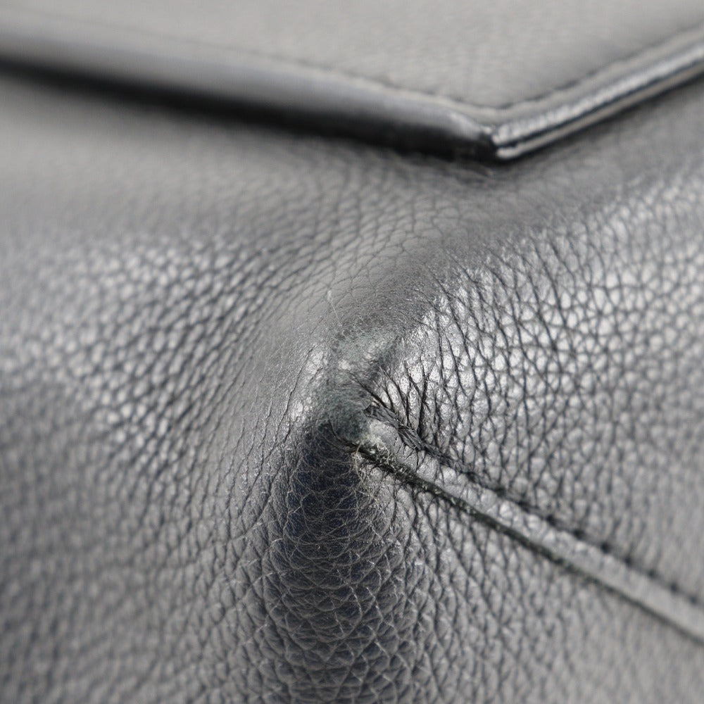 LOUIS VUITTON Tote Bag M50191 Calfskin Black / beige Rock Me MM