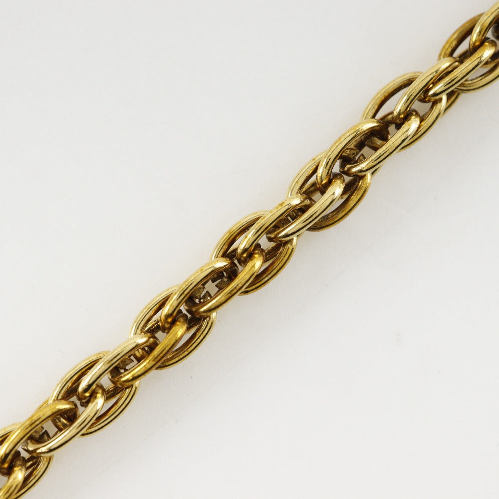 CHANEL Necklace Plated Gold gold long COCO Mark