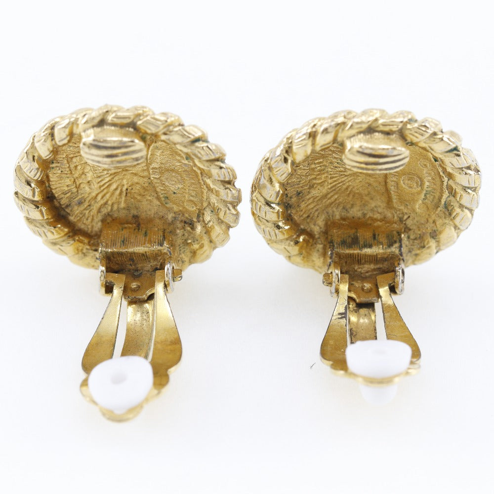 CHANEL Earring Plated Gold gold Women