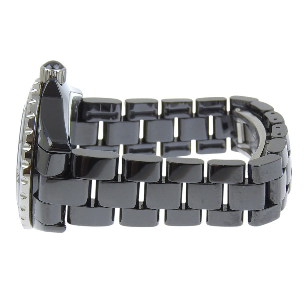 CHANEL Watches Quartz H0682 ceramic black J12 black dial