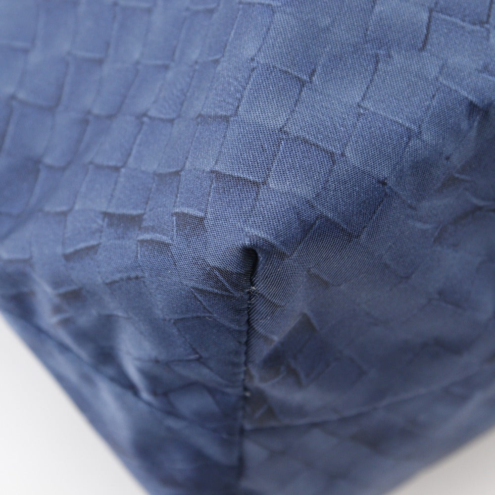 BOTTEGAVENETA Tote Bag Nylon Navy blue Intrusion unisex(Unisex)