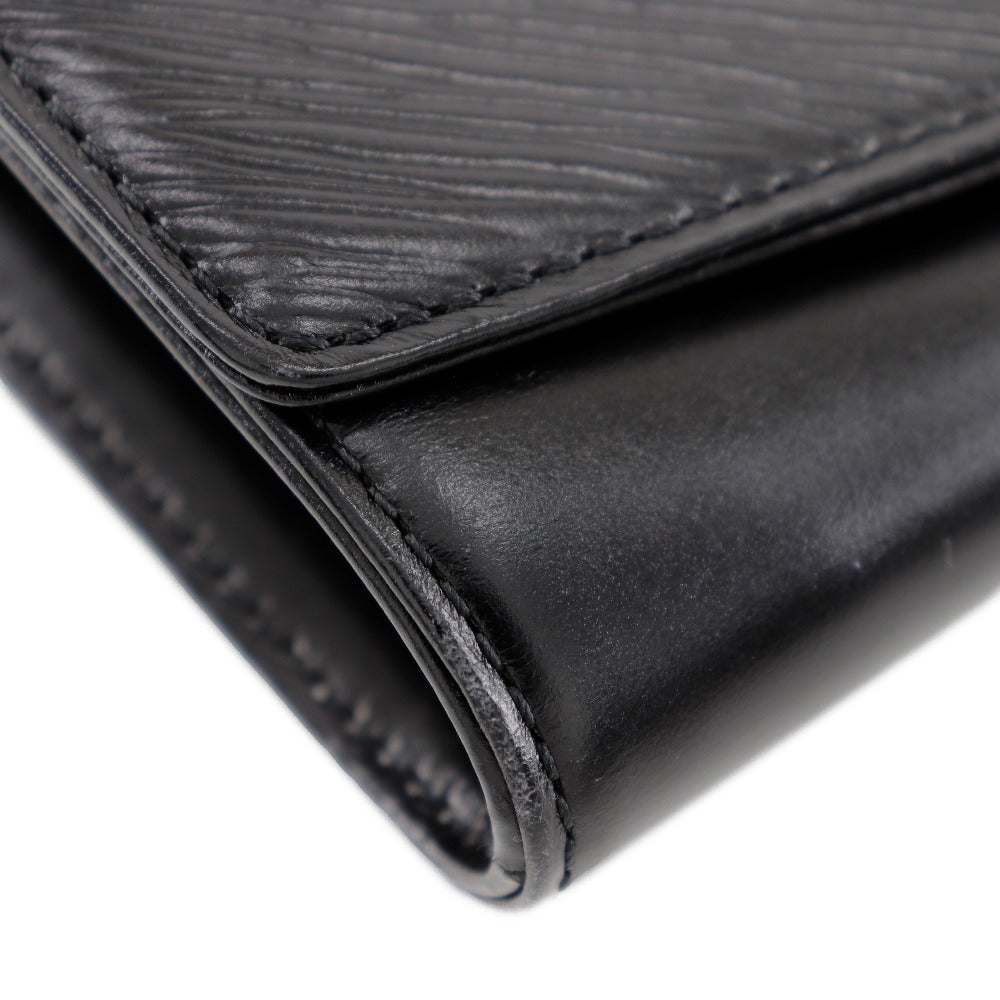 LOUIS VUITTON Clutch bag M63962 leather black Opera line Aegean mens(Unisex)