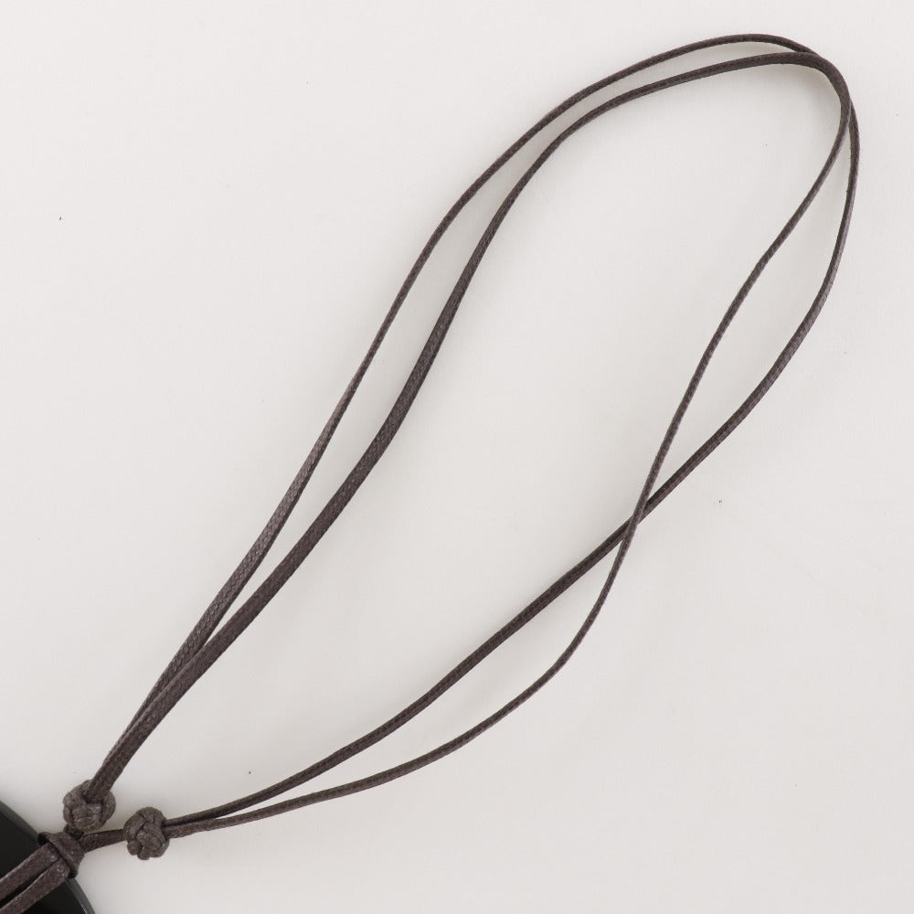 HERMES Necklace Buffalo horn black Lift GM