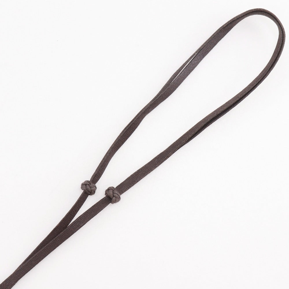 HERMES Necklace Buffalo horn Brown Ism