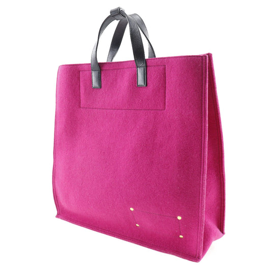 SAINT LAURENT Tote Bag Felt, Leather pink Women