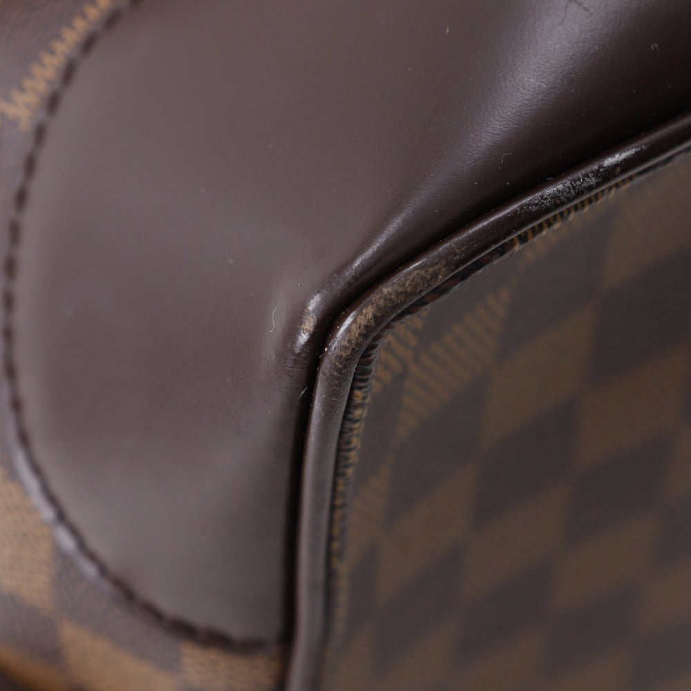 LOUIS VUITTON Boston Duffel bag N41537 Damier canvas Brown Vaslav
