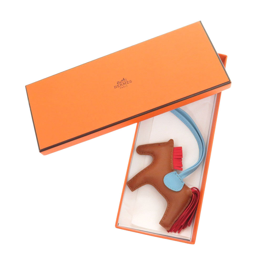 HERMES key ring Anyo Miro gold Rodeo PM Women