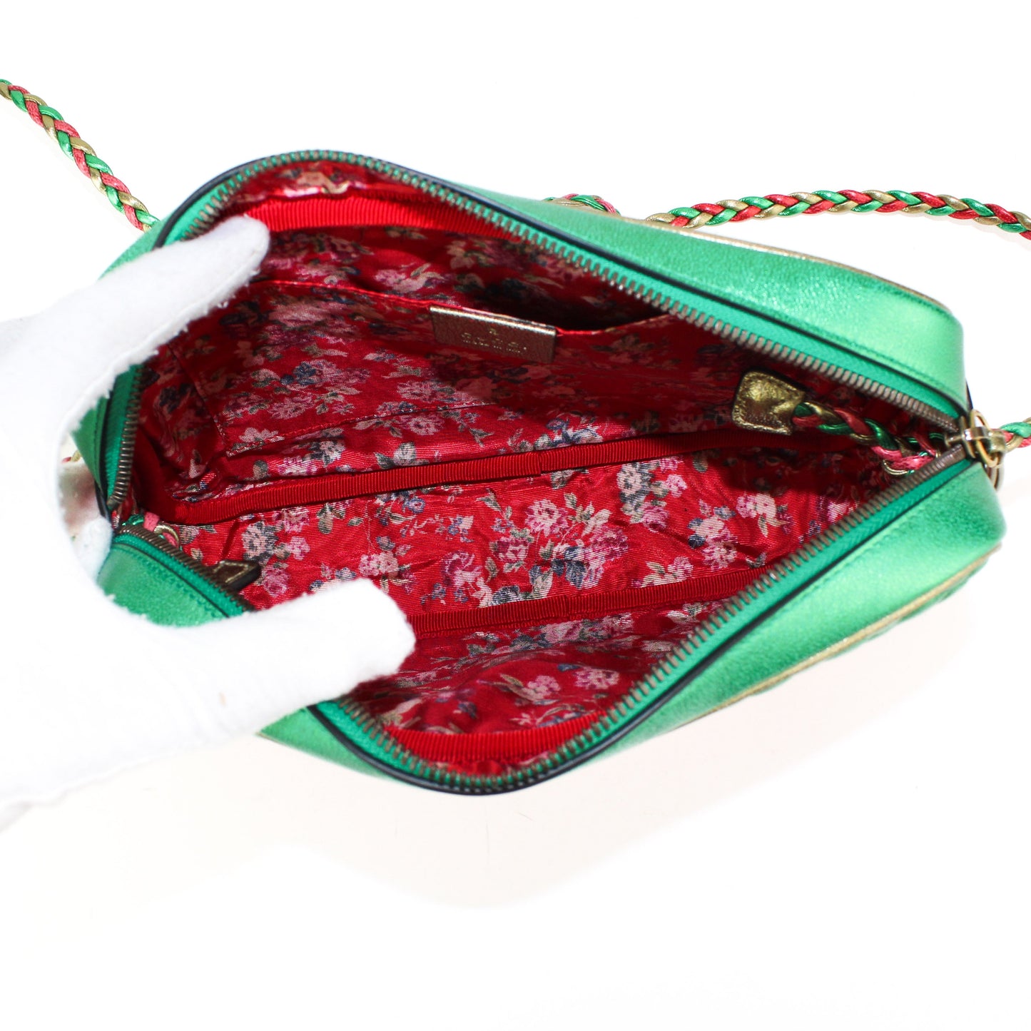 Gucci Laminated Trapuntata Camera Bag