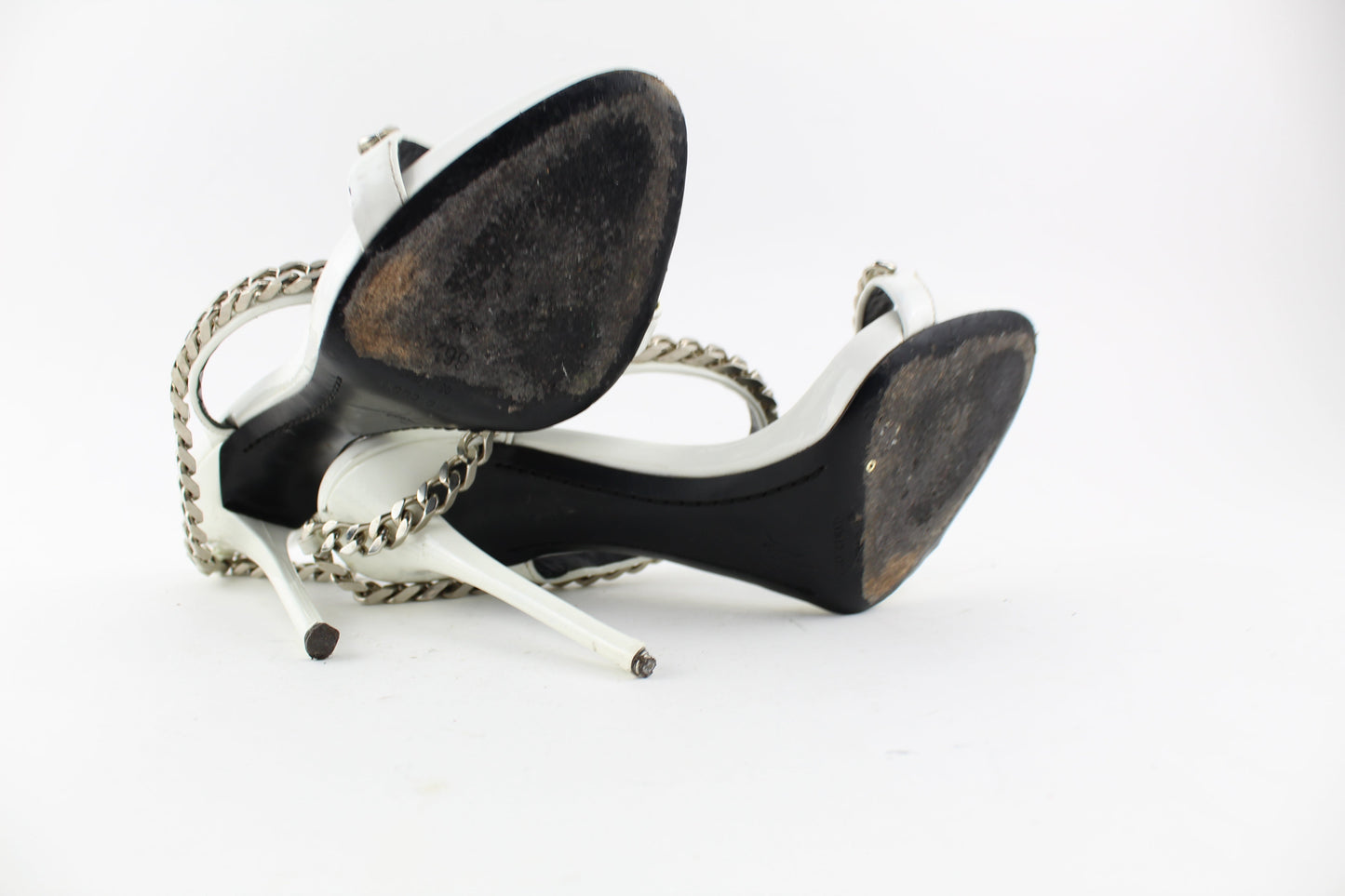 GIUSEPPE ZANOTTI CHAIN-LINK MULES