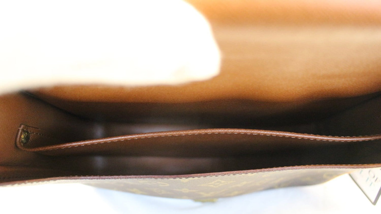 LOUIS VUITTON Monogram Canvas Cartouchiere GM Crossbody Bag