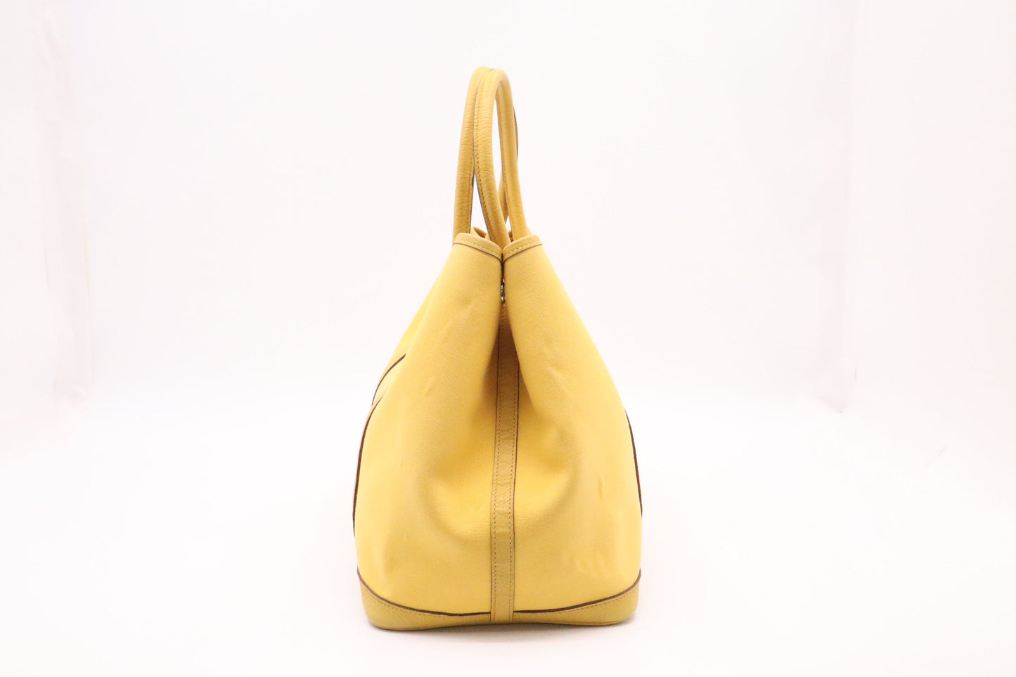 Hermes Garden Party 36 in Yellow Canvas