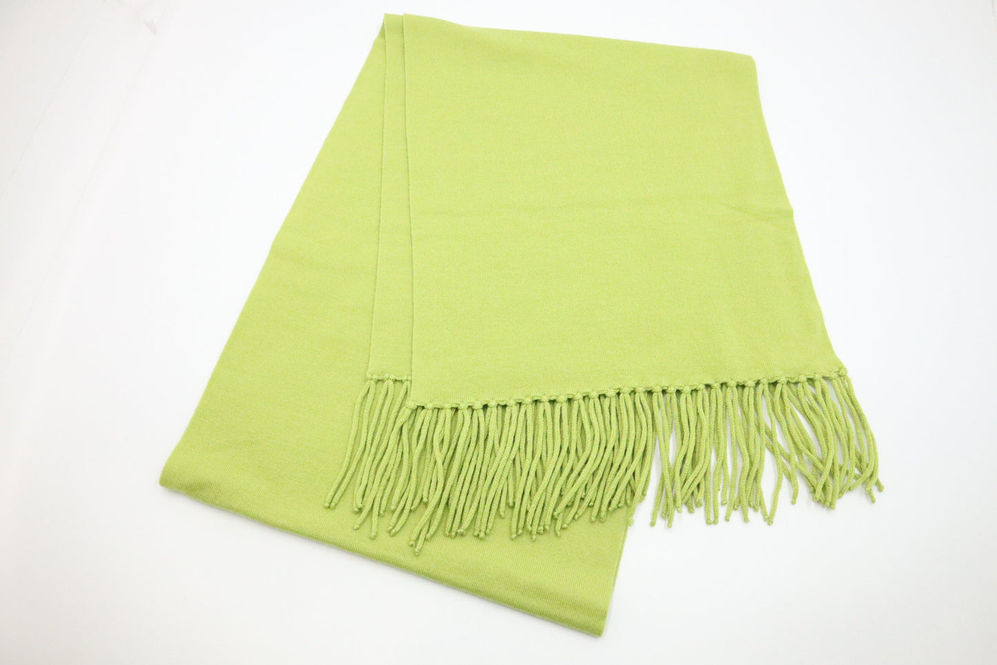 Hermes Scarf in Green Merino Wool