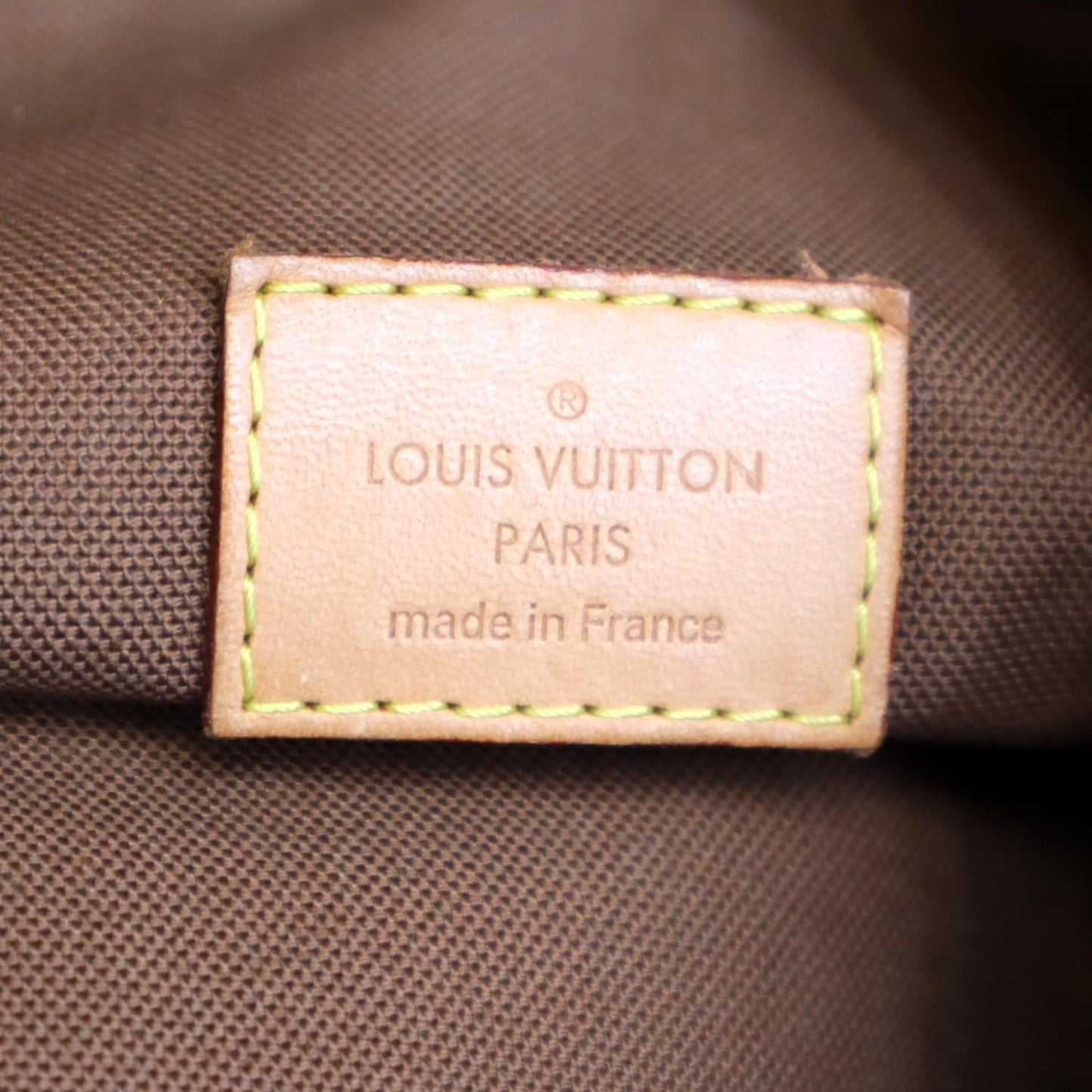 LOUIS VUITTON Odeon MM Monogram Canvas Crossbody Bag Brown