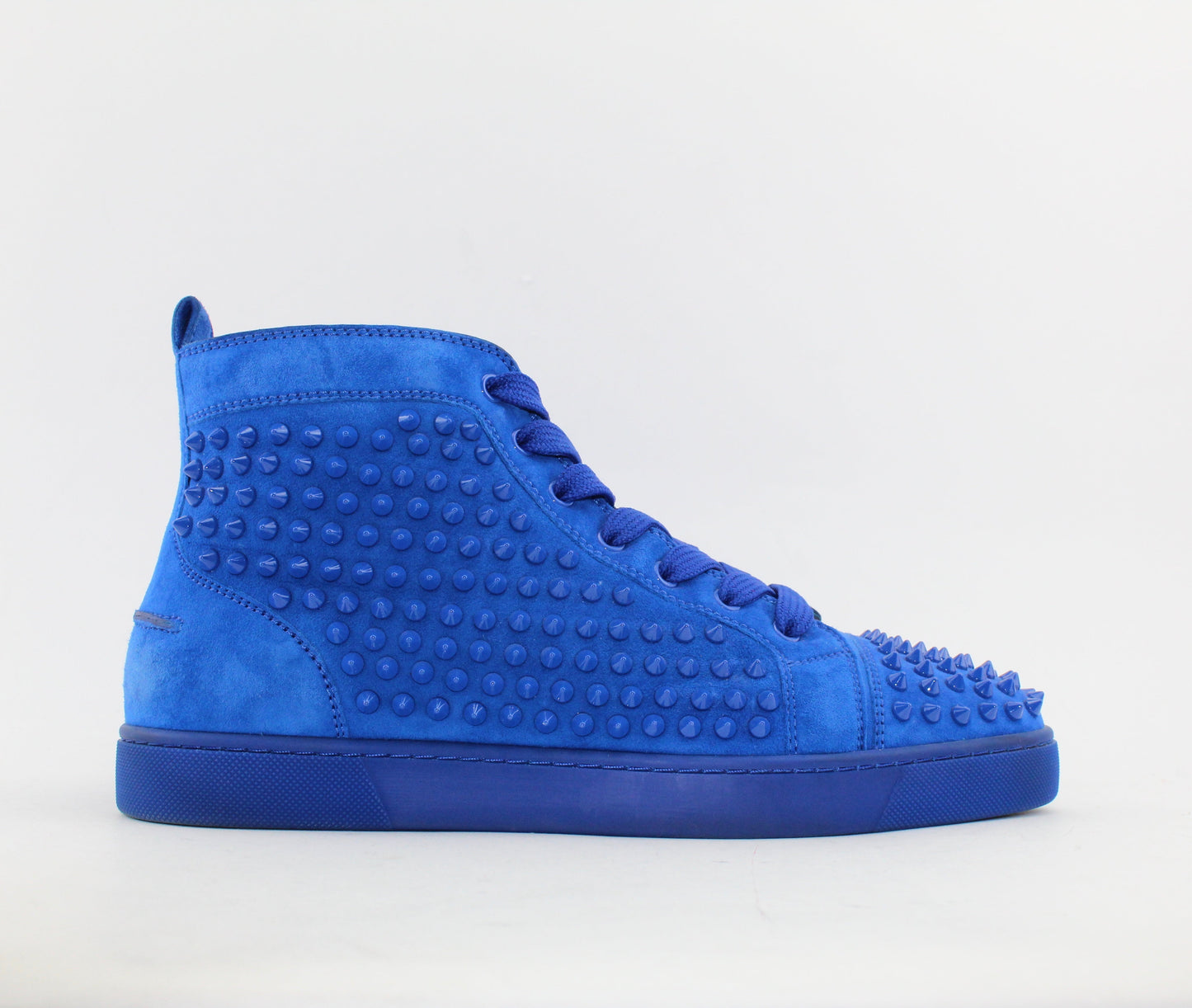 CHRISTIAN LOUBOUTIN LOUIS SPIKES HIGH TOP SNEAKER MEN SIZE 43