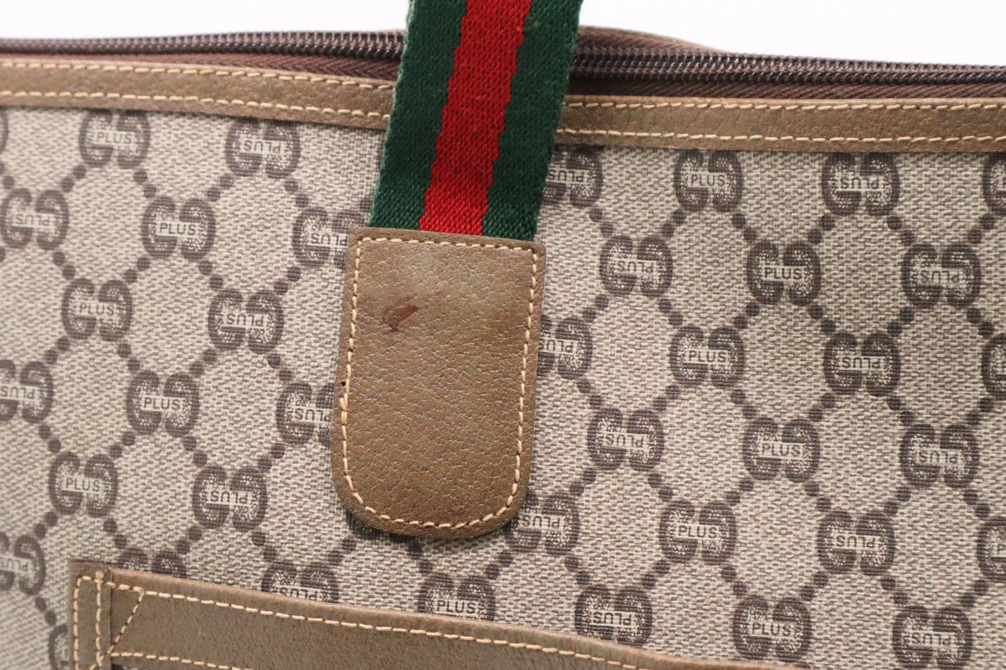Gucci Plus Sherry Line Tote in GG Canvas