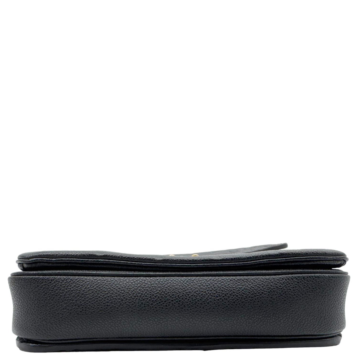 LOUIS VUITTON Metis Pochette Empreinte Leather Crossbody Bag Black