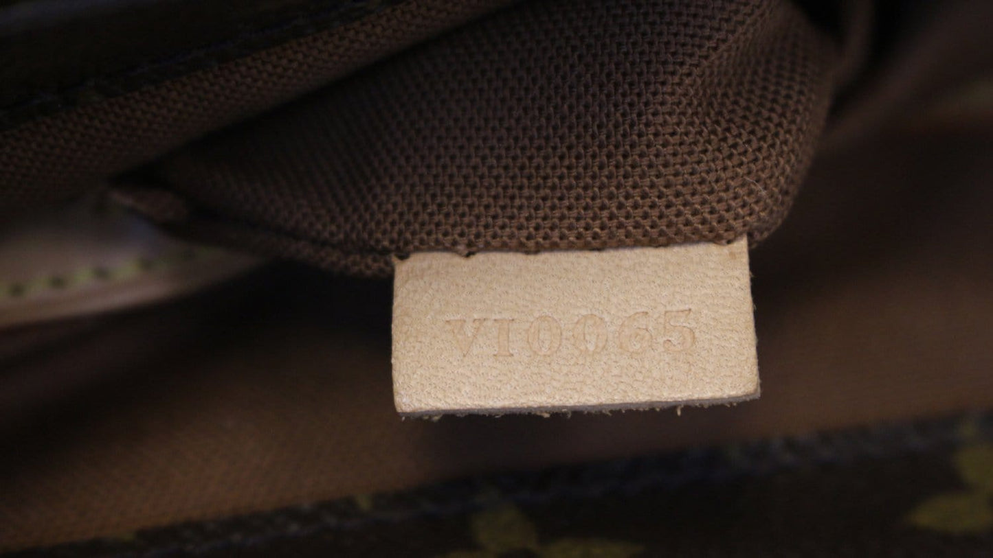 LOUIS VUITTON Monogram Canvas Cabas Mezzo Tote Bag