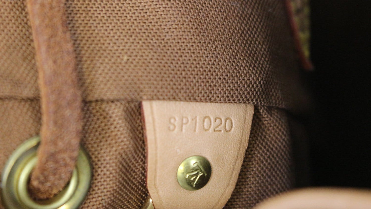 LOUIS VUITTON Monogram Canvas Montsouris MM Backpack Bag