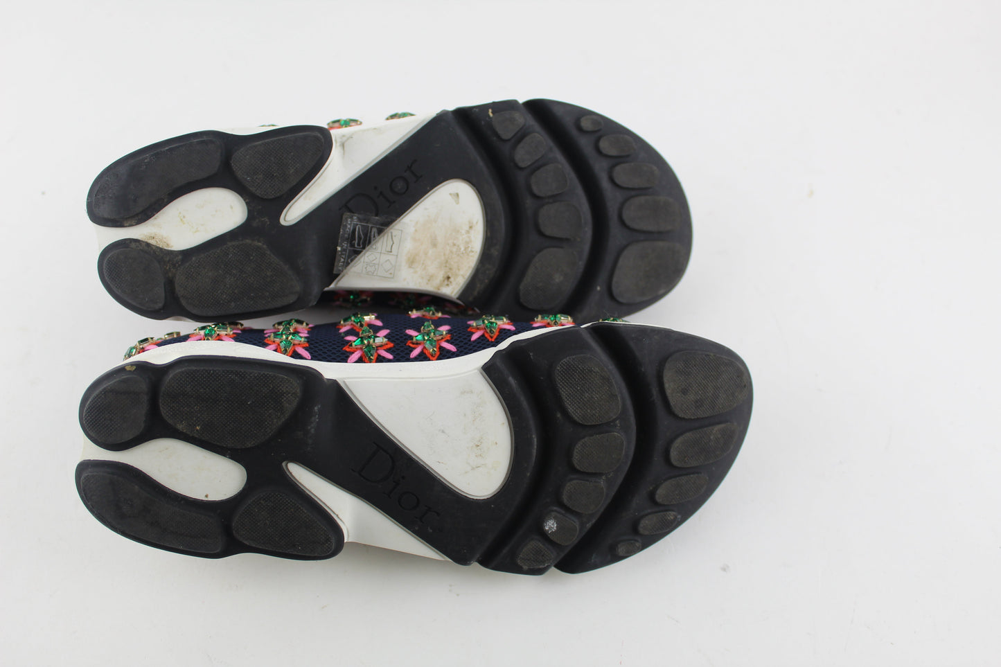 CHRISITAN DIOR FUSION FLOWER SNEAKERS SIZE 37
