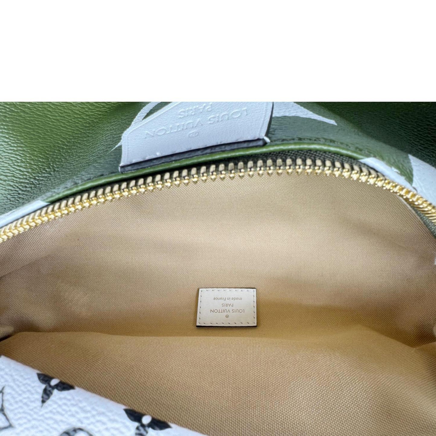 LOUIS VUITTON Monogram Giant Canvas Bumbag Kaki Beige