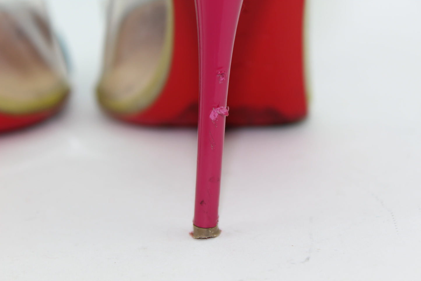 CHRISTIAN LOUBOUTIN DEBOUT 100mm SIZE 38